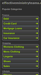 Mobile Screenshot of effectiveministryteams.com