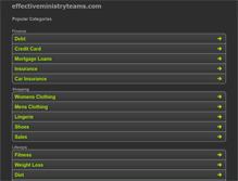 Tablet Screenshot of effectiveministryteams.com